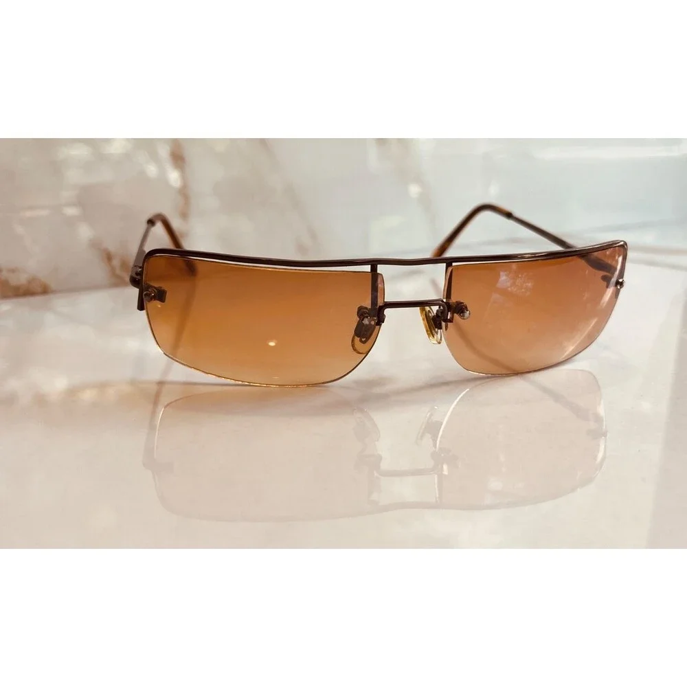 Fashion Sunglasses Wire Gunmetal Frame Smoke Lens for Men & Women